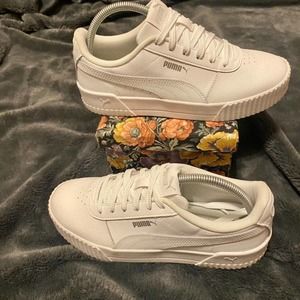 White Puma Carina Sneakers